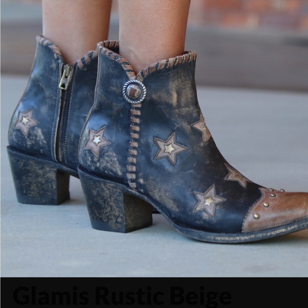 Old Gringo Yippee Kiyay Collection Black Ankle Booties - Picture 2 of 10